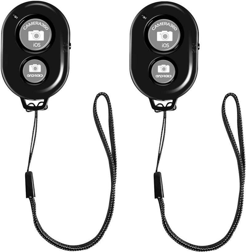 Belijean Bluetooth Remote - Compatible with All iPhone, iPad & Tablets - 2 Pack Bluetooth Clicker for Photos & Videos - Image 1